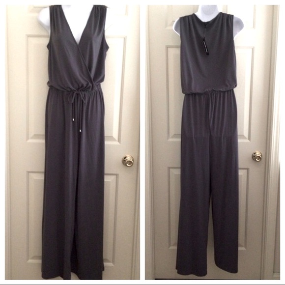 Spense Faux Wrap Wide Leg Jumpsuit. Size 12 - Picture 1 of 5